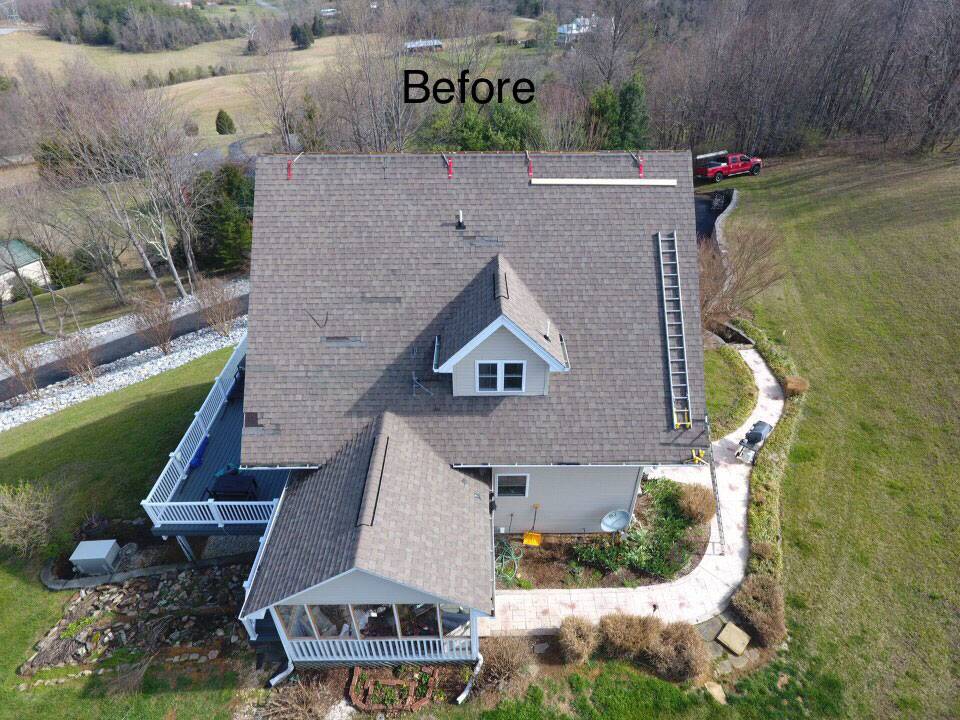 Before New Roofing